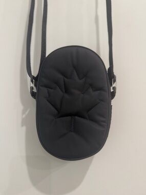 lululemon Team Canada Olympic Crossbody Mini Bag Black Maple Leaf 2-Way